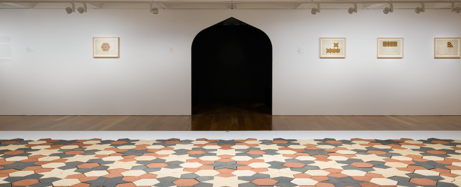 A view of Saudi Arabian–Palestinian artist Dana Awartani’s Standing by the ruins 2022 