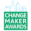 Containers for change change maker award logos