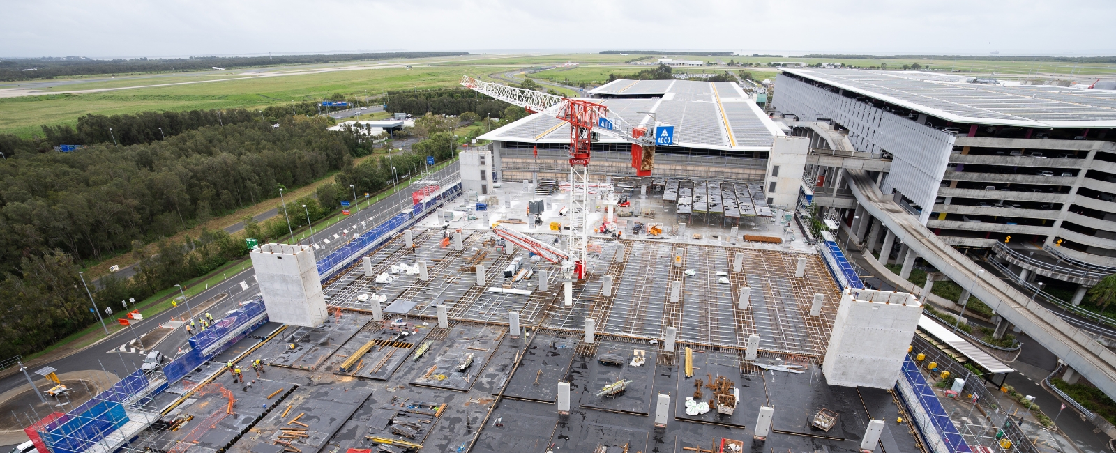 Brisbane Airport Parking Construction