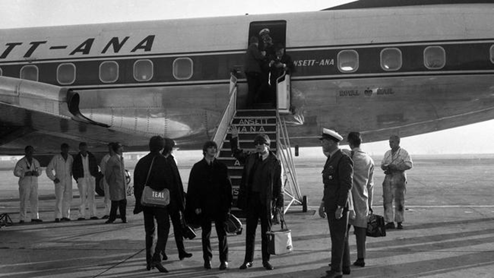 The Beatles at Brisbane Airport
