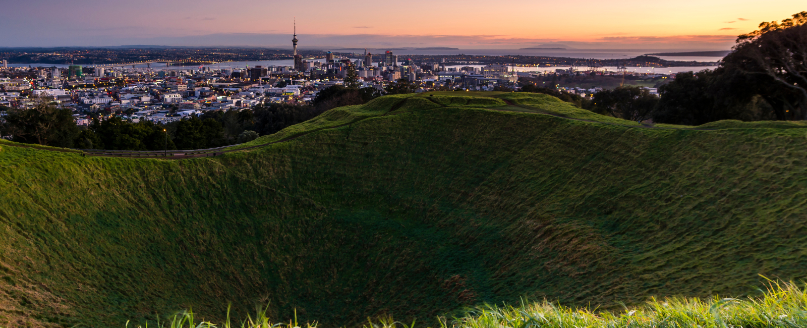 Mount Eden At Sunset
