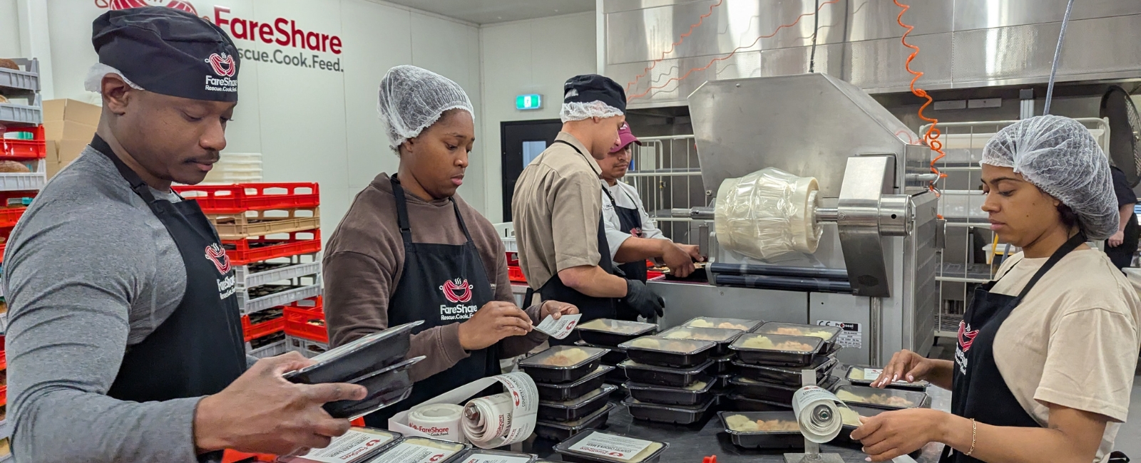 FareShare kitchen meal prep