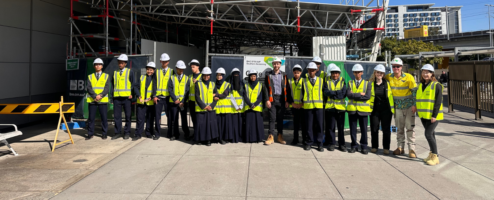 Brisbane Airport construction professionals staff