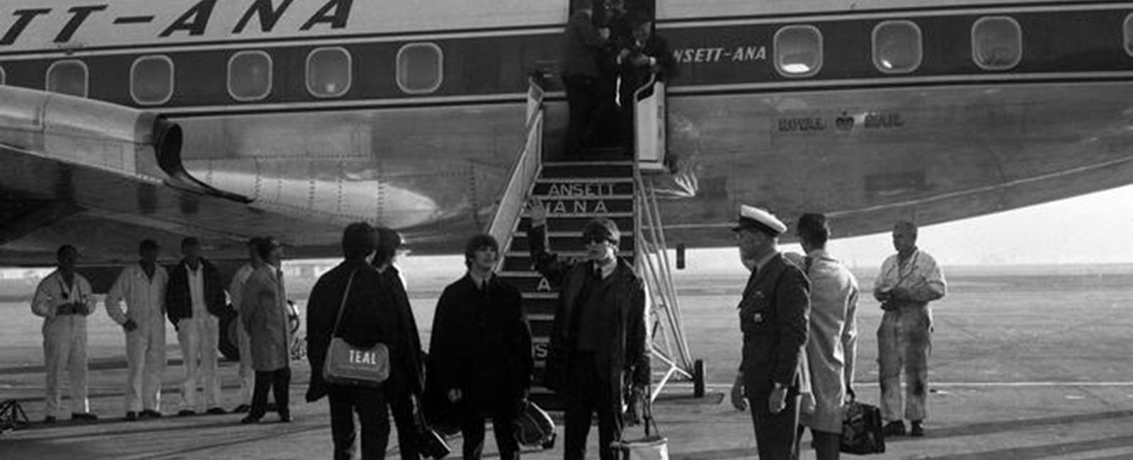 The Beatles at Brisbane Airport