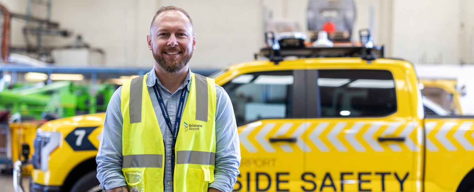 Brisbane Airport WHS Manager, Sean Taylor.