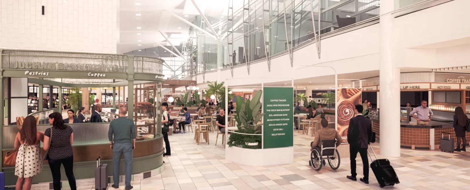 Level 3 International Terminal dining precinct