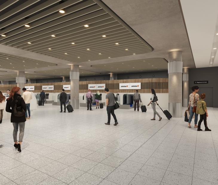 Domestic Terminal Security Upgrade - Artist Impression