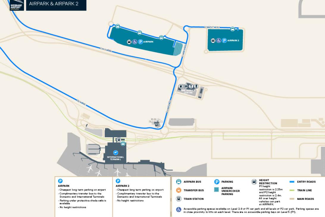 AIRPARK Parking Map