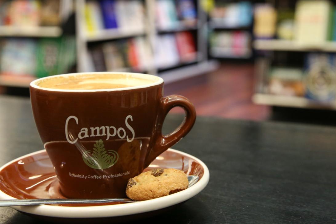 Dine in Coffee - Watermark Books & Cafe Brisbane Airport Domestic Terminal