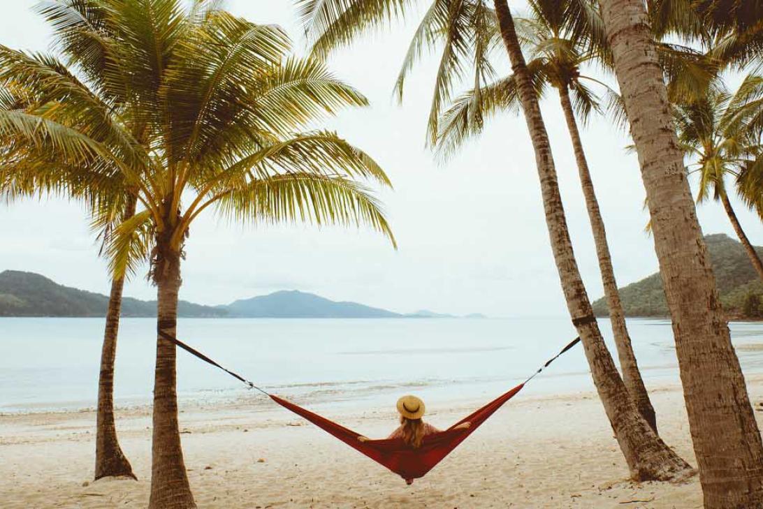 Relaxing on Hamilton Island