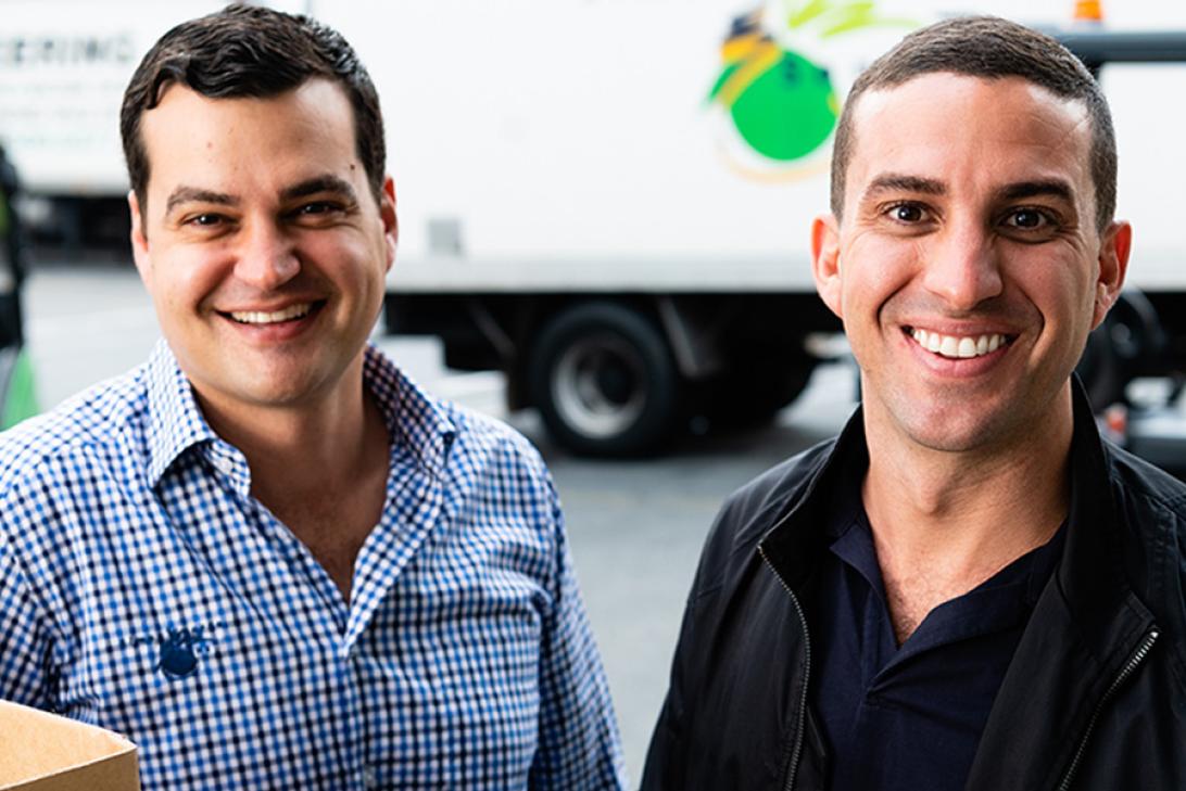 Jack and Ben George work side by side as co-Chief Executive Officers of SGS