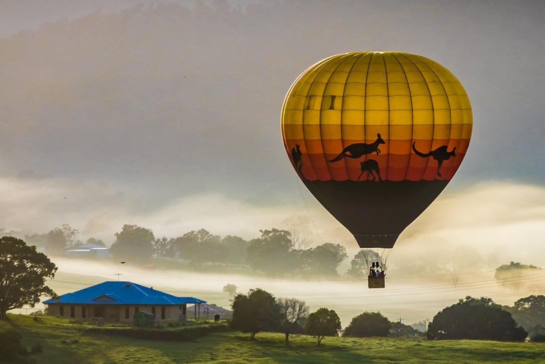 Hot air ballooning Scenic Rim