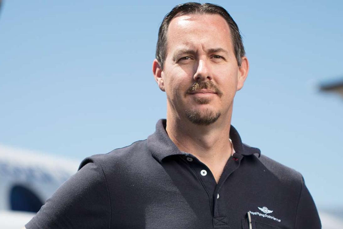 RFDS Pilot Dave Collins