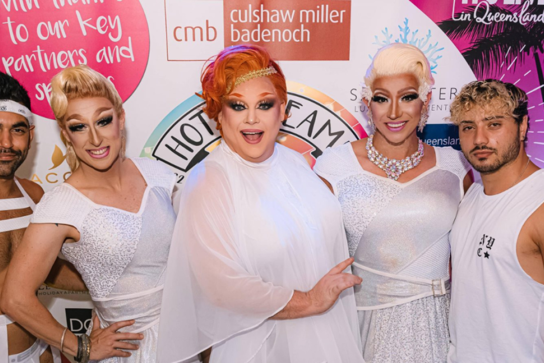 Group of People Smiling from Gay and Lesbian Tourism Australia