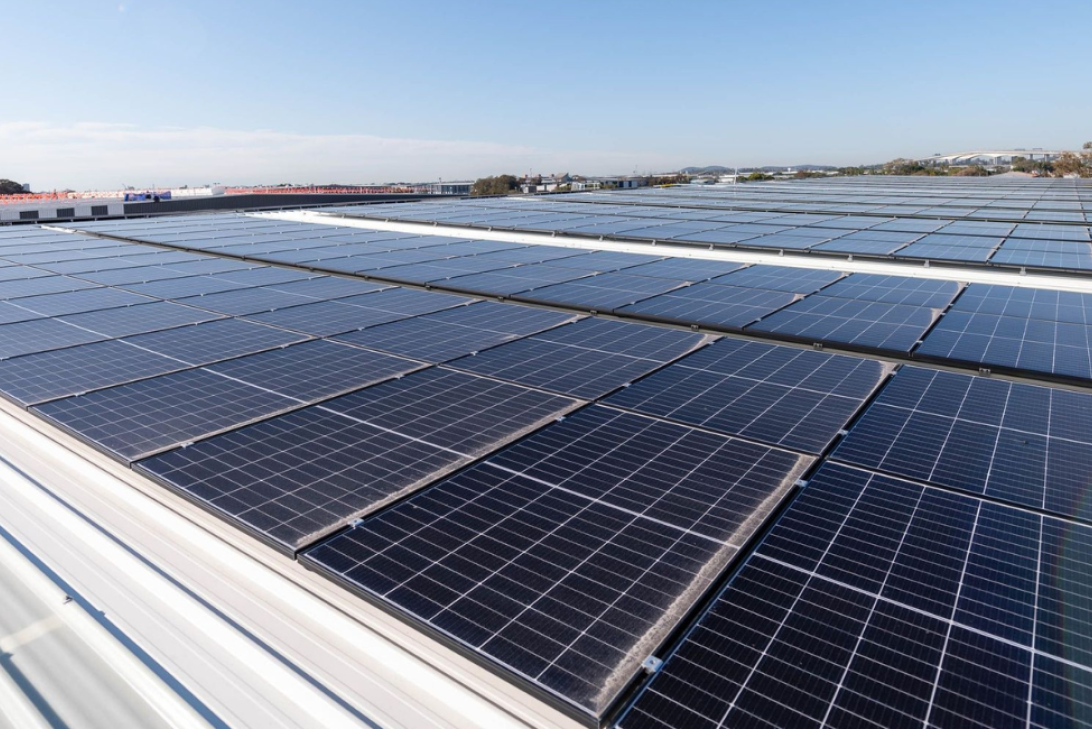 Brisbane Airport solar panels