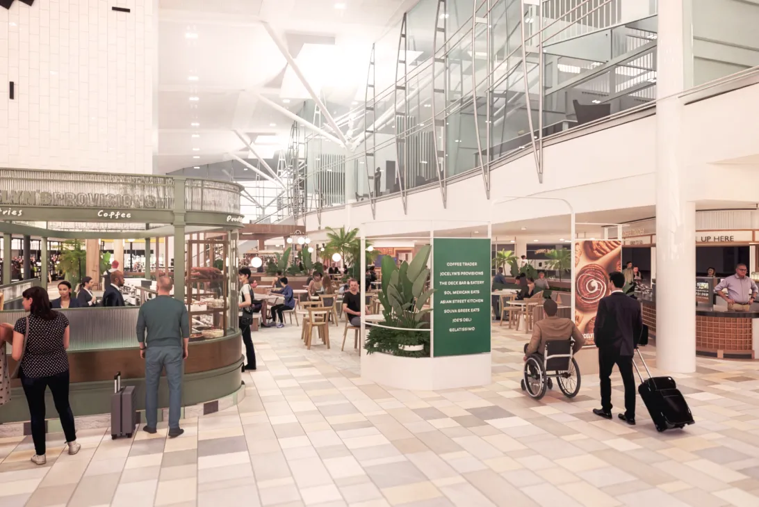 Level 3 International Terminal dining precinct